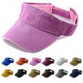Washed Vintage Distressed Cotton Fabric Sun Cap Custom Embroidery Printed Logo Quick Dry Outdoor Beach Adjustable Visor Hats