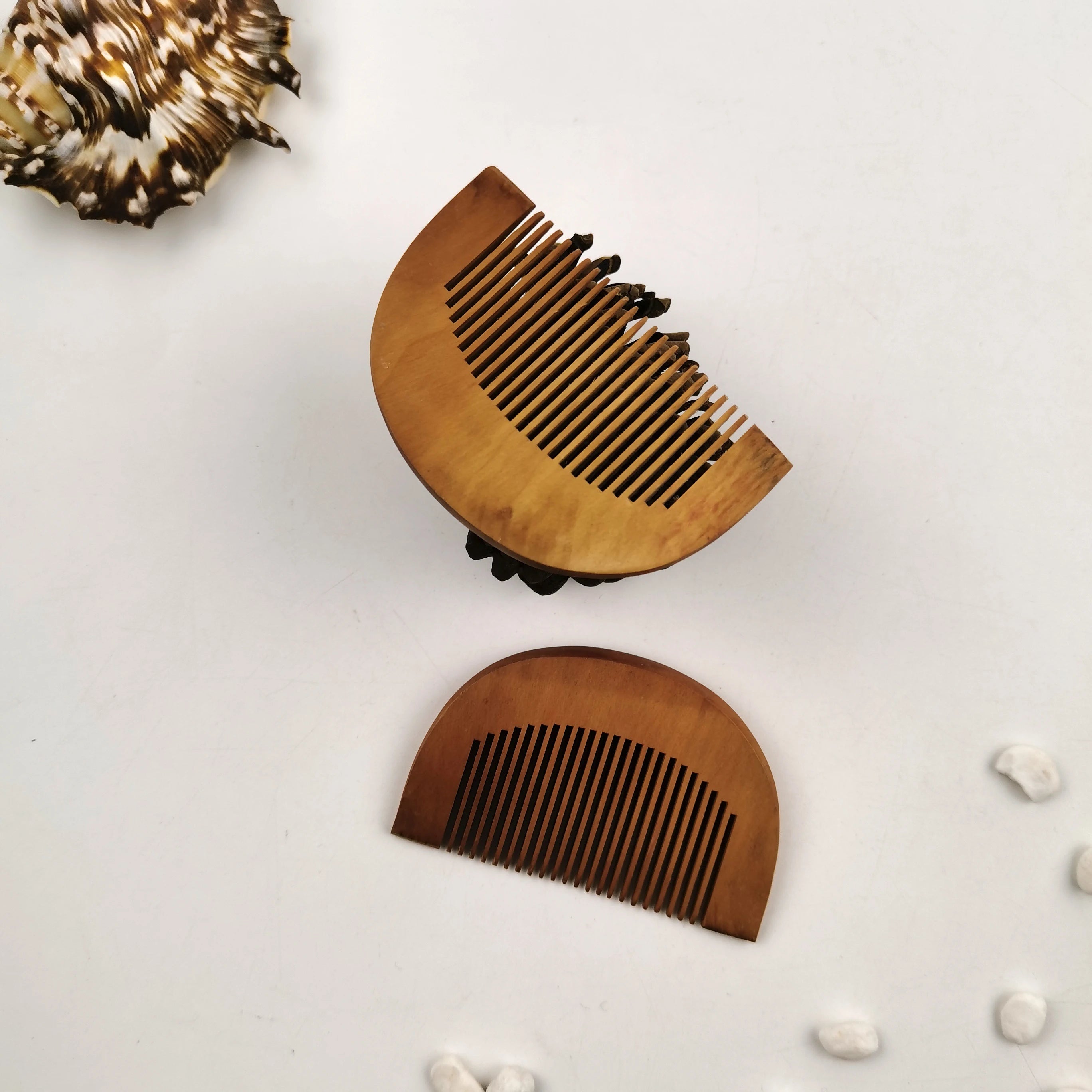 Natural Bamboo Comb Handmade Disposable Hotel Reusable Comb
