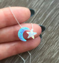 Lab Created Opal Stones 8x11mm 2.5mm Thickness Half Moon Fire Opal Stone Pendant