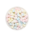 Crunchy Fruit-Flavored Marshmallows Freeze-Dried Snack with Coated Decoration Packed in a Bag