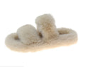 Slippers Casual Female Shoes Slides Fur Flip Flops Flock Luxury Plush Flat Basic Winter Indoor Women's Slippers
