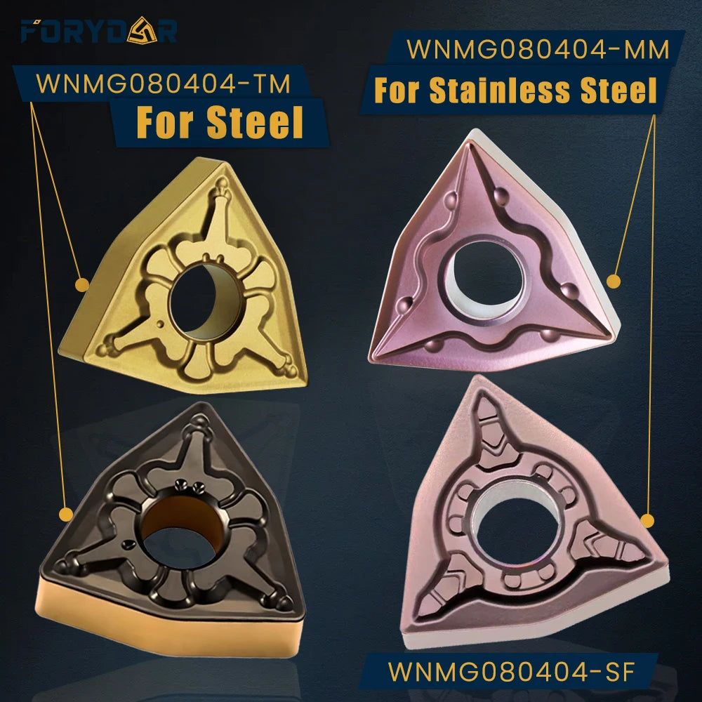 External Turning Tool Carbide Insert CNC Machine Tool Metal Turning Tool WNMG Insert WNMG060404 WNMG080404 WNMG080408 WNMG080412