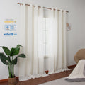 Wholesale Fashion Design Semi Sheer Tulle Curtains Drapes for Living Room Window Factory Price