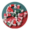 Hot Selling Christmas Style Resin Coffee Cups Ornaments Lovely Miniature Dollhouse Drink Cup Crafts for Doll House Food Toys