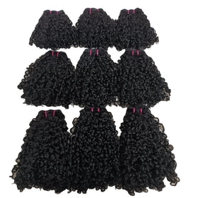 Double Drawn Vietnamese Cambodian Virgin Remy Hair Wig Raw Burmese Curly Hair Bundles Vendor with Cuticle Alignment