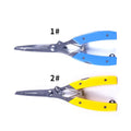 Stainless Steel Fishing Pliers Clamp Split Ring Steel Blade Line Cutter Multifunction Fishing Tackle Tool