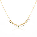 Latest Design Jewelry Stainless Steel Link Chain Colorful Oil Drip Pendant Diy Necklace Charms Gold Plated Necklace for Gift