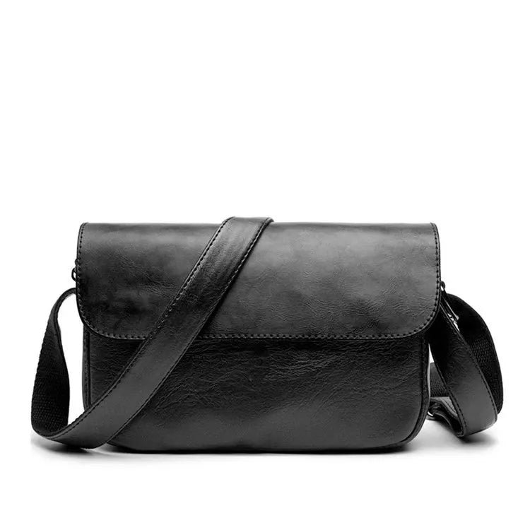 Fold Over Custom Print Casual Pu Leather Sport Side Chest Sling Crossbody Luggage Travel Shoulder Messenger Bag for Men Women