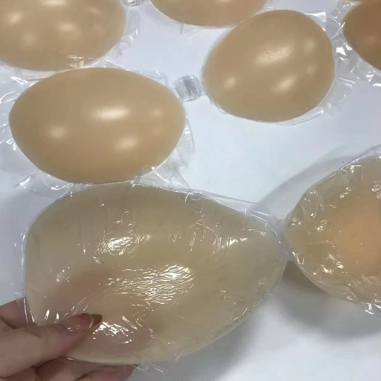 Washable Strapless Silicone Breast Lift Tape Invisible Plus Size Silicone Bra Sticky Apparel Underwear Accessories Nipple Pads