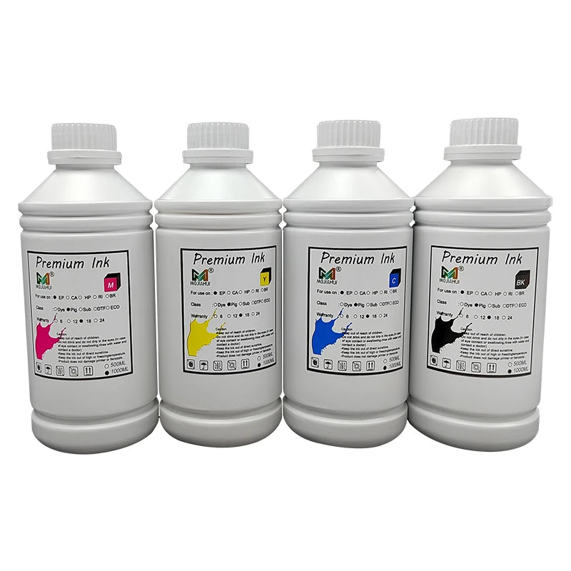 Vivid Color CYMK DTF Pet Film White Transfer Pigment DTF Ink for A3 PET Film Printer for T-shirt Transfer Printing