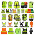 Safety Coverall Elastic Waist Belt High Vis Security Coat 3m Safety Reflective Tape Clothing Red Reflective Vest