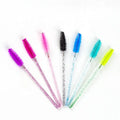 DIYDAY Colorful Makeup Disposable Crystal Eyelash Brushes for Eyelash Cleansing