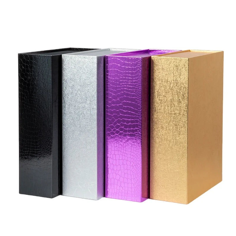 Factory Luxury Magnetic Flip Cover Cardboard Paper Box Gift Packaging Boxes with Custom logo