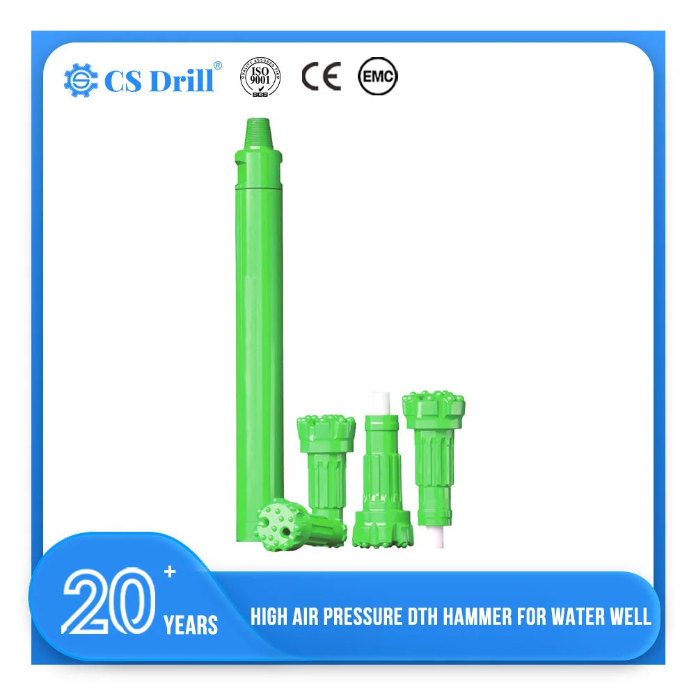 China Csdrill Core Drilling Rig QL60 DHD380 SD6 High Air Pressure DTH Hammer 148mm External Diameter Alloy Steel Max.100m for