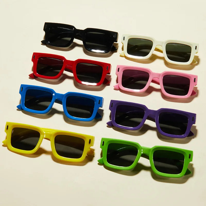 New Children's Sunglasses Simple and Versatile Sunglasses Trendy Personalized High End Sunshade Glasses Wholesale