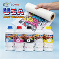 ZDHC Eco Friendly Non Toxic Baby Safe Water Based Formula 100% Coverage High Stretchability DTF Ink for Textile Print