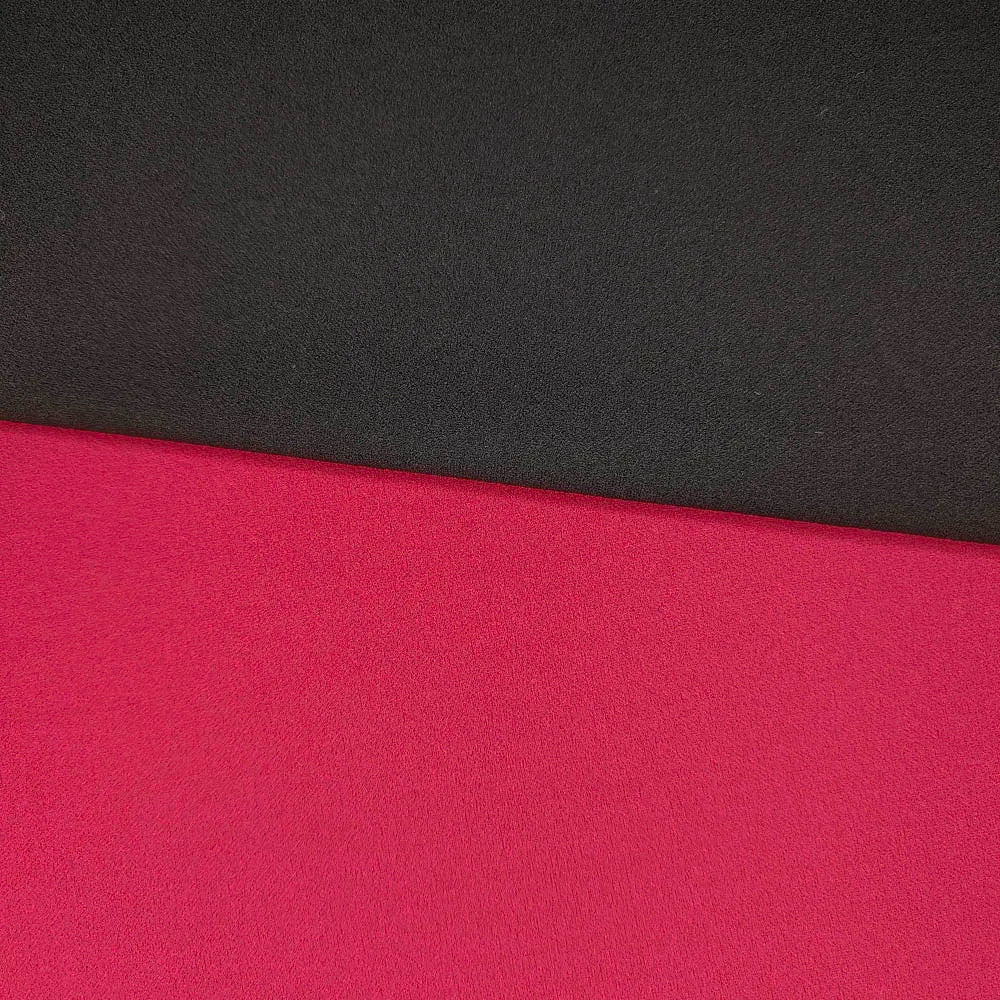 New Arrival 240gsm 96% Polyester 4% Spandex Knitted Scuba Fabric Plain Messy Texture Pure Color for Girls' Garments