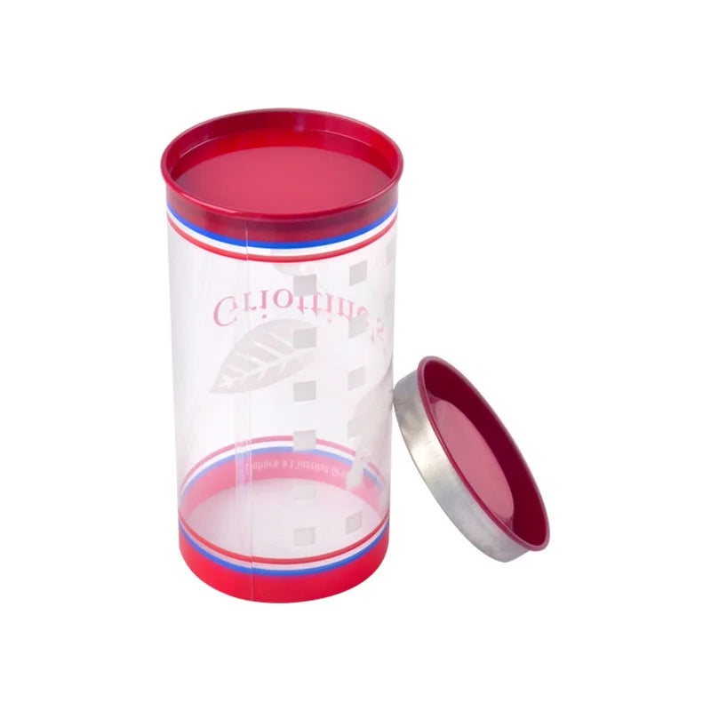 Plastic Cylinder Packaging PET Clear Tube Gift Boxes PVC Round Package Box for Craft