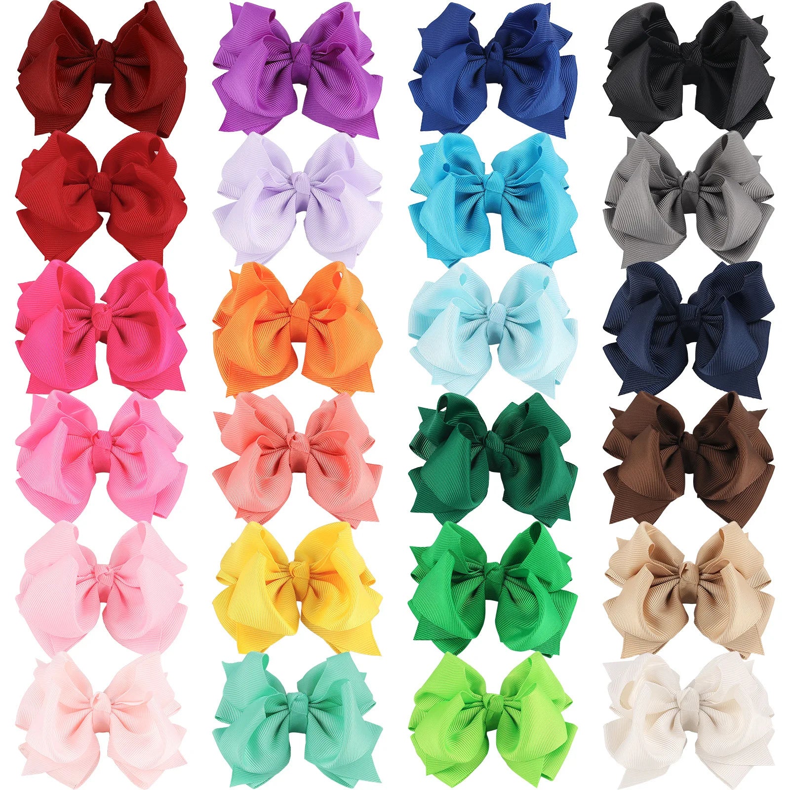2020 Hand-Made Thread Ribbon Bow Hair Clip Lovely Hair Ornament for Kids Girls