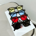 Retro Sunglasses Women Rice Nail High Quality Sun Shades Sun Glasses Fashion Color Lens Square Frame Designer Sunglasses Men