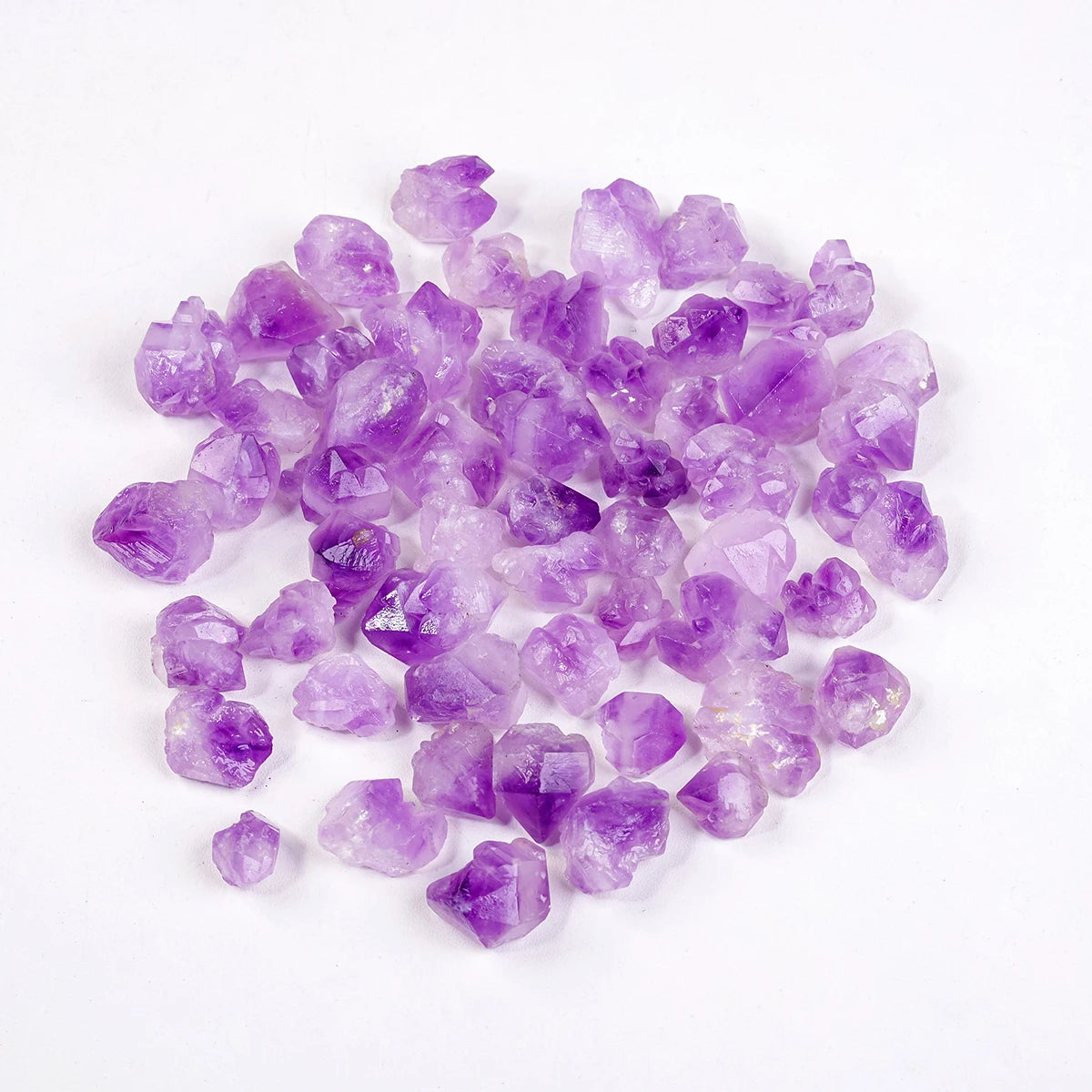Wholesale Natural Crystal Healing Amethyst Tooth Flower Rough Raw Stone for Decor
