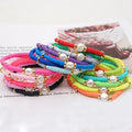 Colorful Clay Bead and Pearl Bracelet Diy Beads Bracelets 2021 Women
