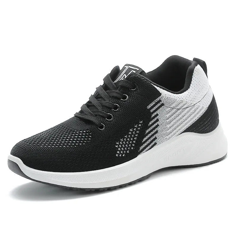 Latest Styles Low Prices Wholesale Branded Full Knitted Mens Athletic Shoes
