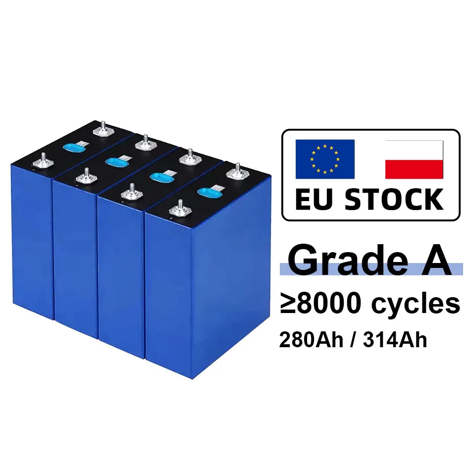 EU Poland Stock DIY 51.2V LiFePO4 Battery Pack 280Ah 300Ah 306Ah 314Ah Mb31 LF280K Battery Boxes and Racks Home Energy Storage