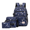 Trendy 3 in 1 Pieces Travel Waterproof Backpack School Bags Cartoon Backpack for Kids School Bag Set Custom Laptop Backpack