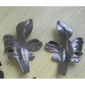 110x80mm Components Elements Hot Stamped Steel Leaves for Stair Porch Railing Parts Handrail Balustrade Gate Fence