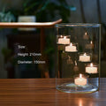 Factory Direct Sales European-style Large Glass Candlestick Dinner Decoration Ornaments Creative Rotating Candlestick