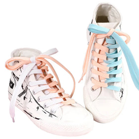 Unisex Classic Sports Shoe Strings Flat Polyester Sneakers Accessoires Thickened Sports Laces for Women and Men