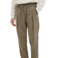 Winter Men's Casual Corduroy Pants Urban Simple Drawstring Mid-Waist Solid Color Straight Leg Pants
