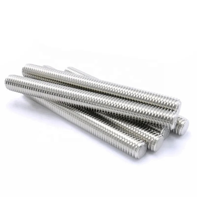 Factory Direct Cheap M9 M11 M12 M16 Double End Threaded Rod 4.8 6.8 Metric Steel Thread Rod with Black Zinc Finish