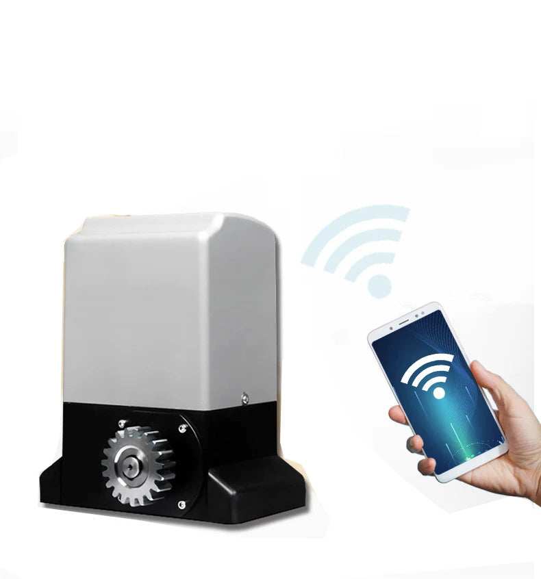 Smart Home Security Remote Control GSM Phone App or Wifi Camera App 500kgs Auto Sensor Sliding Gate Opener