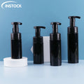 Custom logo Shampoo Bottle 100 120 150 200 ml Facial Cleanser Transparent Mini Foam Bottle Eyelash Shampoo Bottle