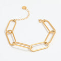 Joolim Jewelry's Trendy Statement for Bracelet Wholesale Big Paper Link Stainless Steel for Women's Party & Gift Jewelry
