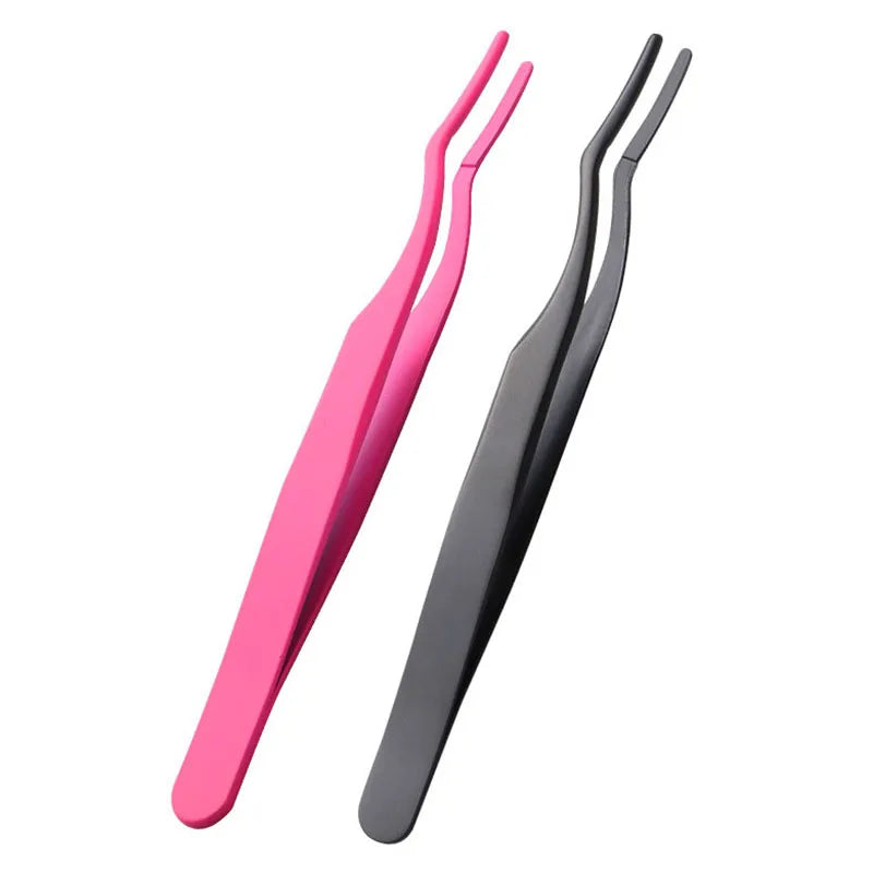 Private Label Custom Eyelash Tweezers Lash Extension Tweezers Makeup Tools