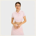 Custom Logo Heat-Transfer Printed 2-in-1 Tennis Golf Skirts Women New Design Woven Fabric Elastic Waist Breathable Quick Dry