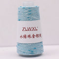 New 50g/pc Hand Knitting Yarn 100% Polyester Blended with Lurex Colorful Knot & Dyed Pattern Small Cone for Hand Knitting