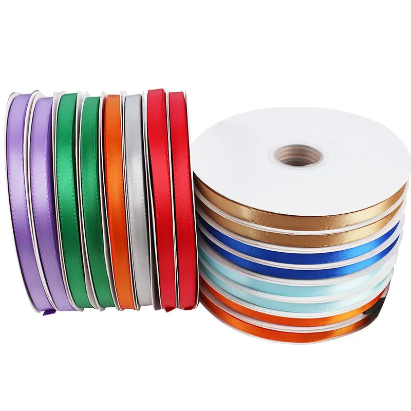Factory Wholesale Ribbon Satin Silk Ribbon Colors Grosgrain Satin Ribbon for Gift Packaging