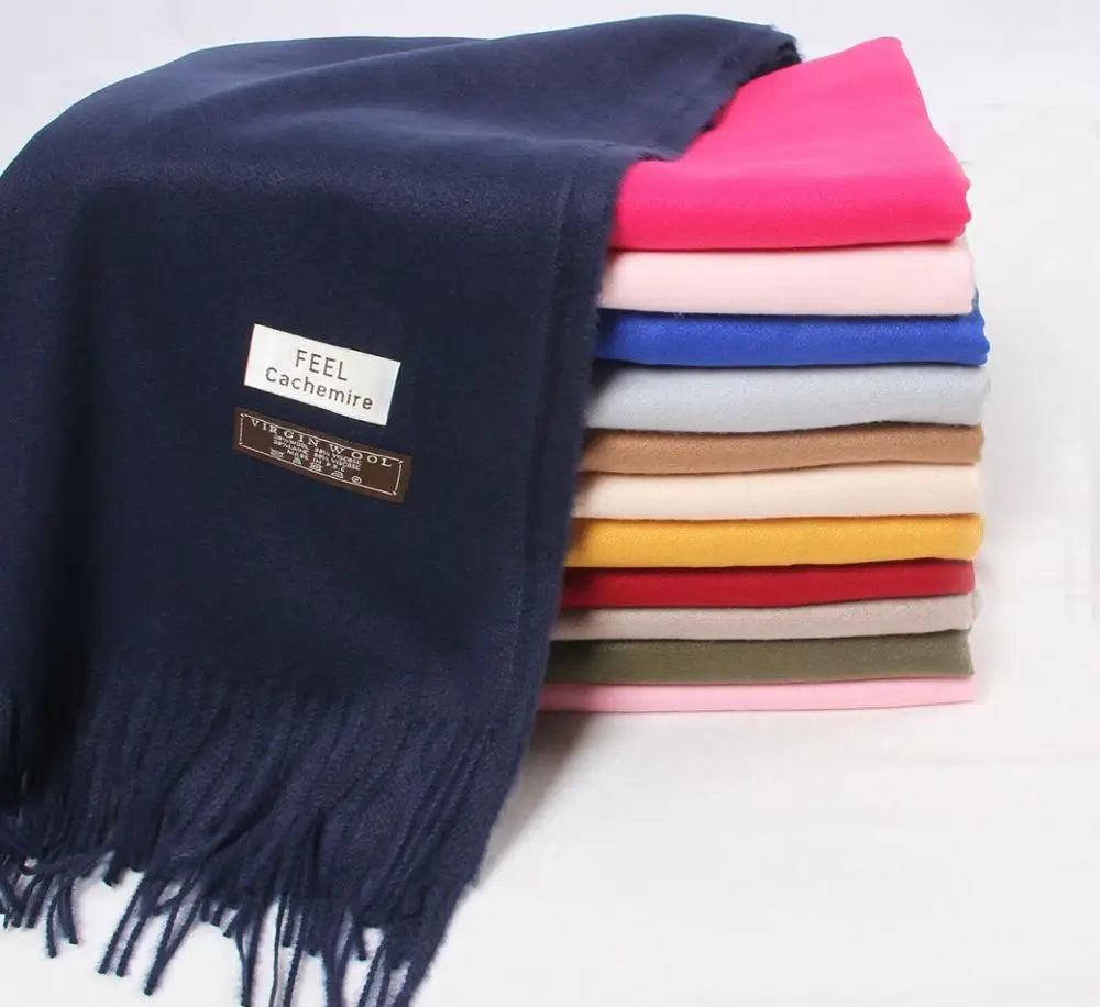 70*200cm Give Away 23 Colors Tassels Cashmere Scarves Macrame Pashmina Shawl Scarves Wool Spinning