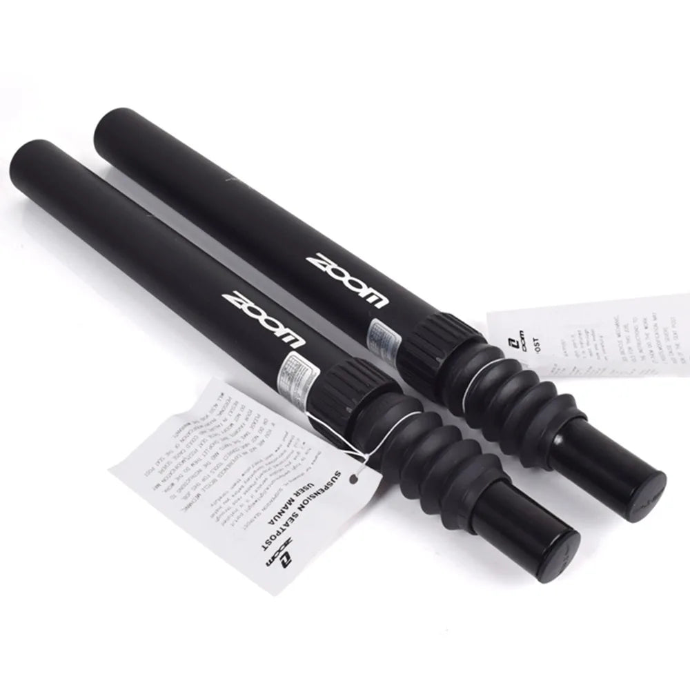 ZOOM Suspension Seatpost for Mountain Bike / Road Bike - Adjustable Shock-Absorbing Bicycle Seatpost with Vibration Damping