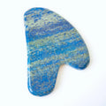 HY In stock sliming face massage tool lapis luzil guasha heart shape good for health