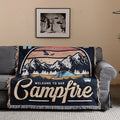 Custom Soft Jacquard Vintage Personalized Big Woven Blanket