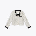 Wholesale  Customized Women's  Blazer Elegant Fashion Classic Jacket Winter Casual Jacket Tweed Coat