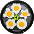 5-Style Stainless Steel Fried Egg Pancake Shaper Metal Omelette Mold for Frying Kitchen Accessories Gadget Rings for Cooking