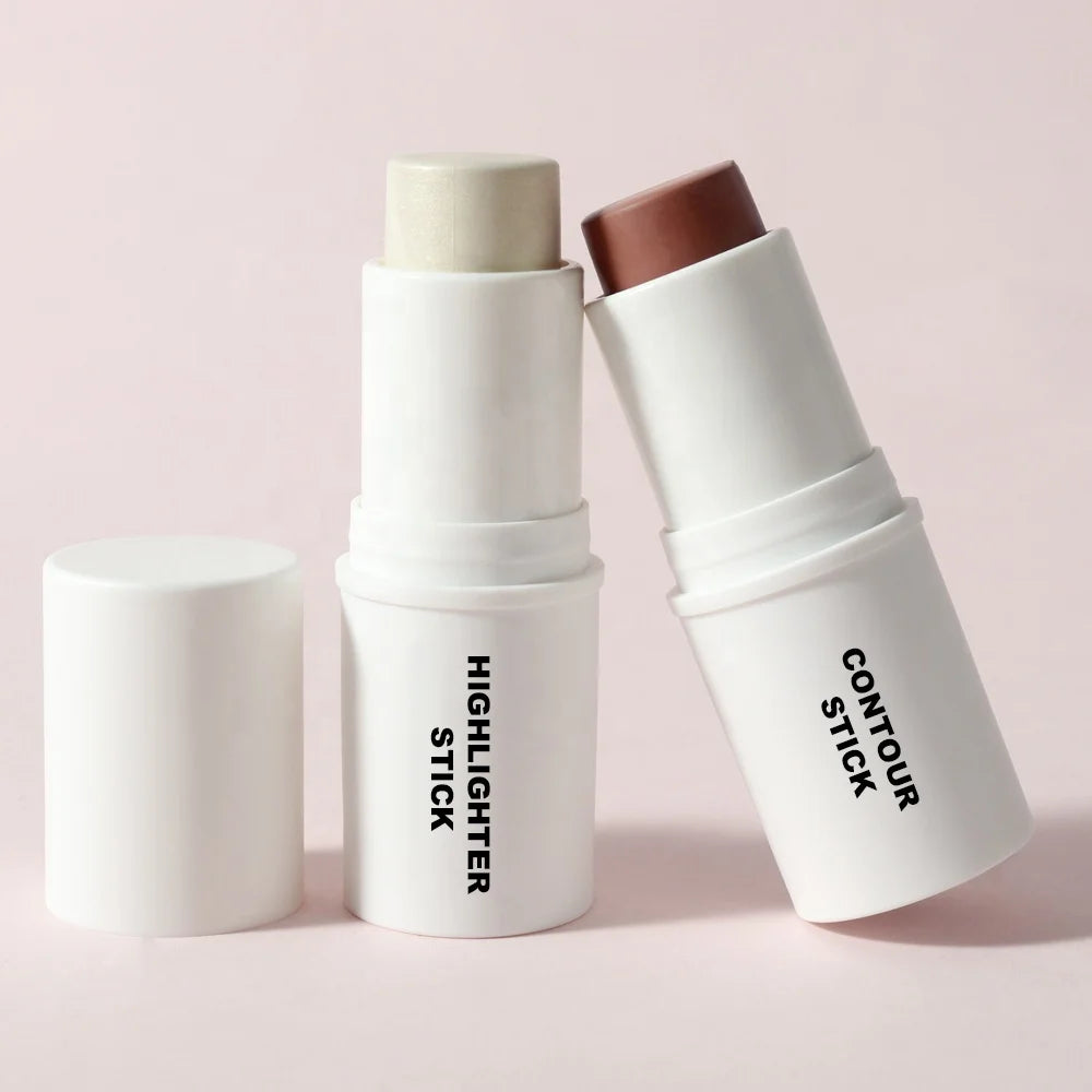 Custom Logo Cheek Tint Pink Cream Blusher Private Label Waterproof Vegan Contour Bronzer Highlighter Face Make up Blush Stick