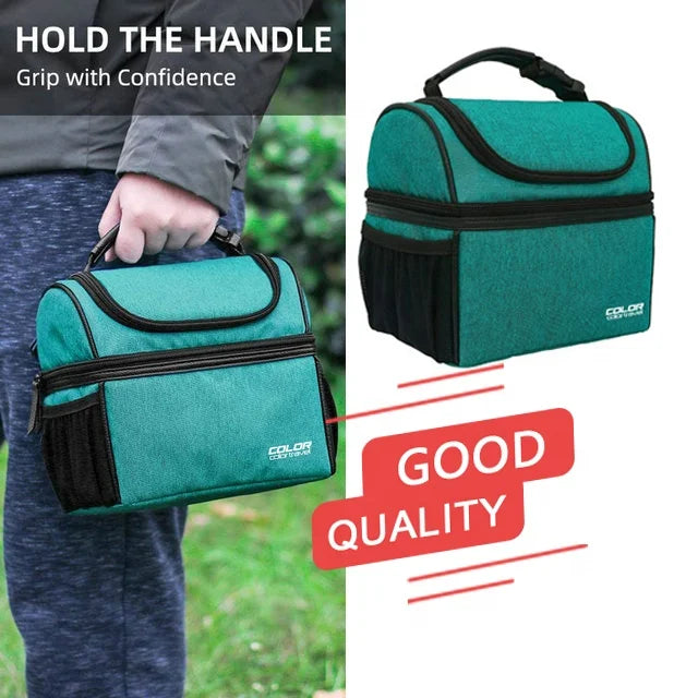 Hot Sell Lunch Cooler Bags Insulated Bag for Freezing Food Lunch Box for Kids Men Women for School Work