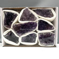 Wholesale Mineral Specimens Amethyst Cluster Rough Crystals Gift Boxes for Healing